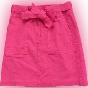 J. Crew Reimagined Linen Blend Utility Skirt - Size 2 - NWT